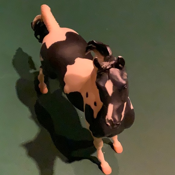 Breyer horse black and white standing saddlebred stallion #1141 - Picture 5 of 7